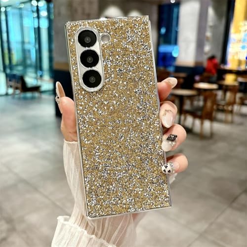 Coque antichoc Samsung Z Fold 5 or, étui anti-rayure chic