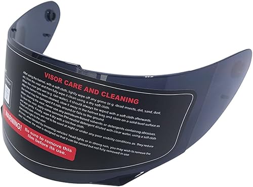 Miniatura 2 de ILM - Casco integral para motocicleta urbana con bufanda de invierno extraíble, 2 viseras, aprobado por DOT