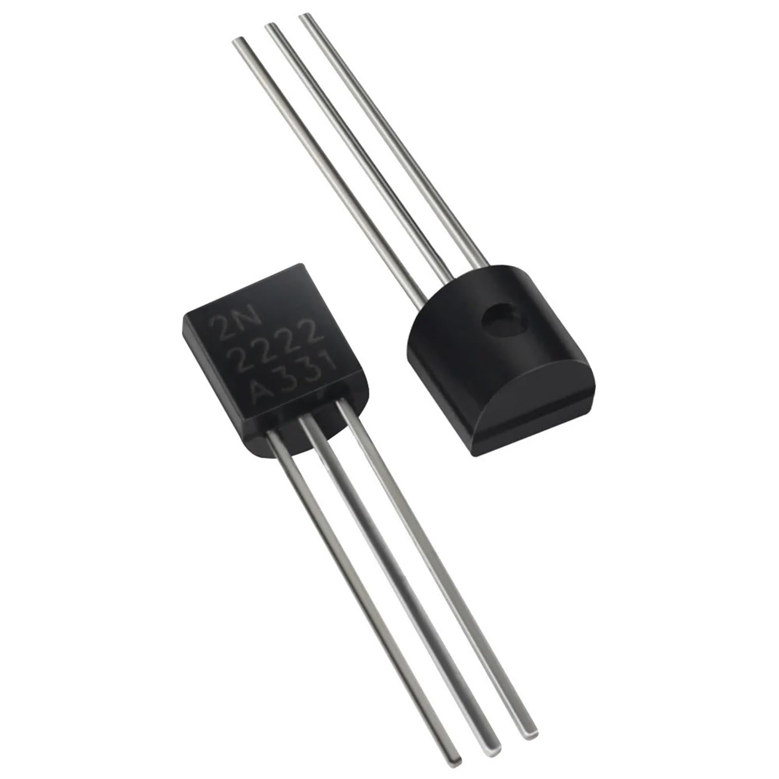 Transistor 2N2222 TO92 NPN 30V componentes electrónicos semiconductores pack 50 uds