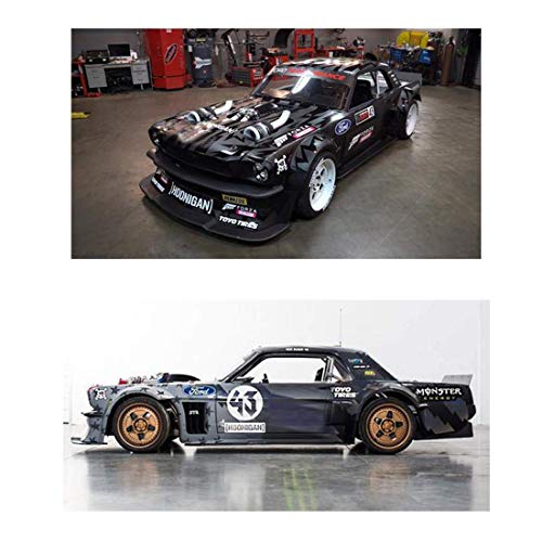 n.g. Home Decor Technischer Sportwagen für Ford Mustang Bausatz mit Fernbedienung und 3 Motoren 1639 Bricks - Kompatibel… – Bild 6