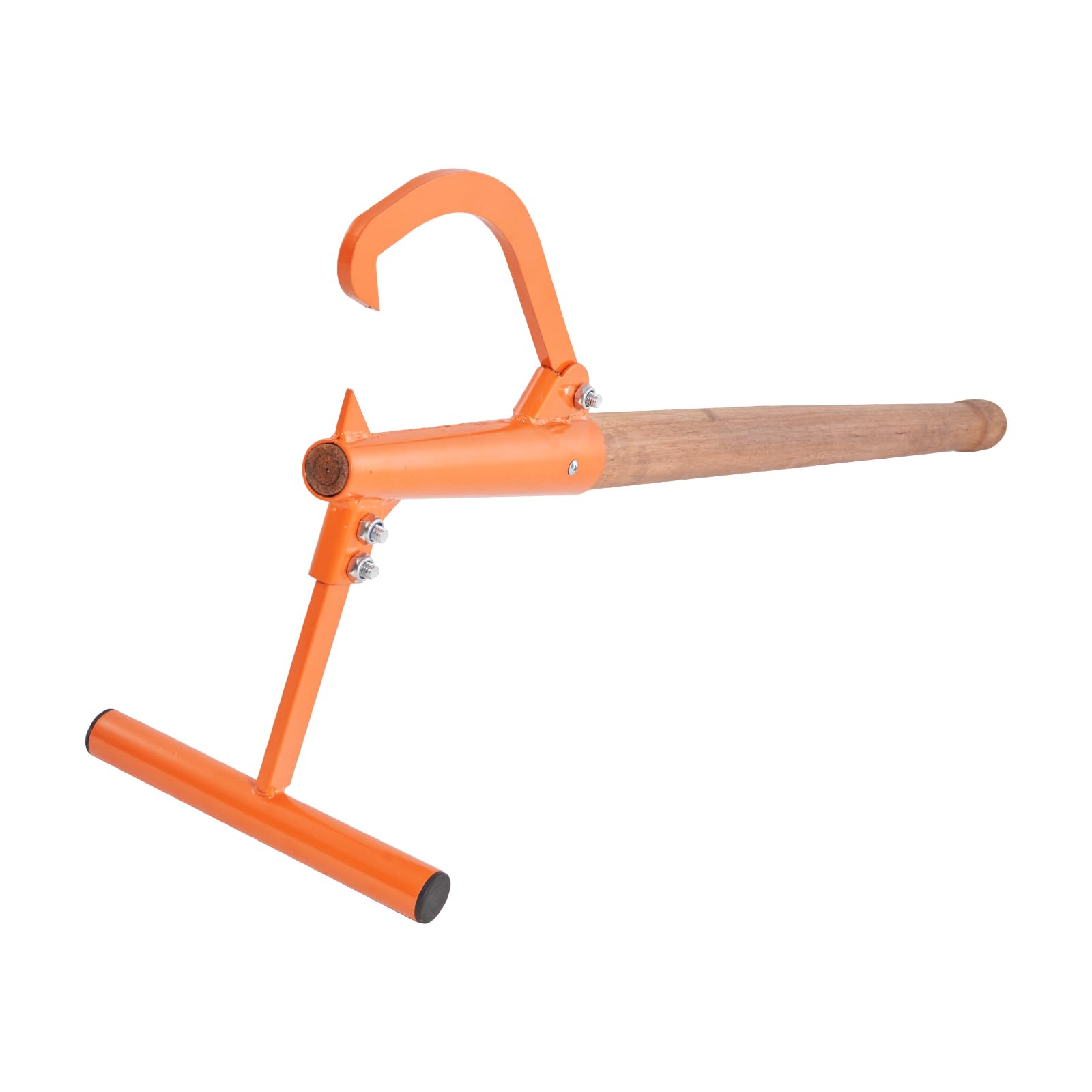 VEVOR Elevador de Troncos Resistente Mango de Madera de 1180 mm Gato para Troncos con Gancho de Inclinación Ajustable para Troncos de Diámetro de hasta 38 cm Gato para Enrollar, Levantar Troncos