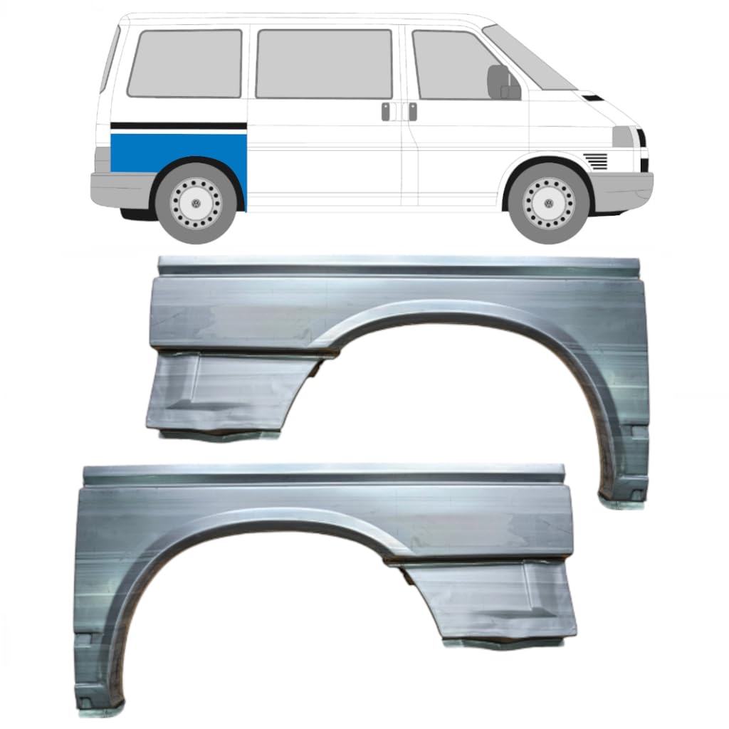 Reparaturblech Kotflügel hinten für Volkswagen Transporter T4 1990-2003