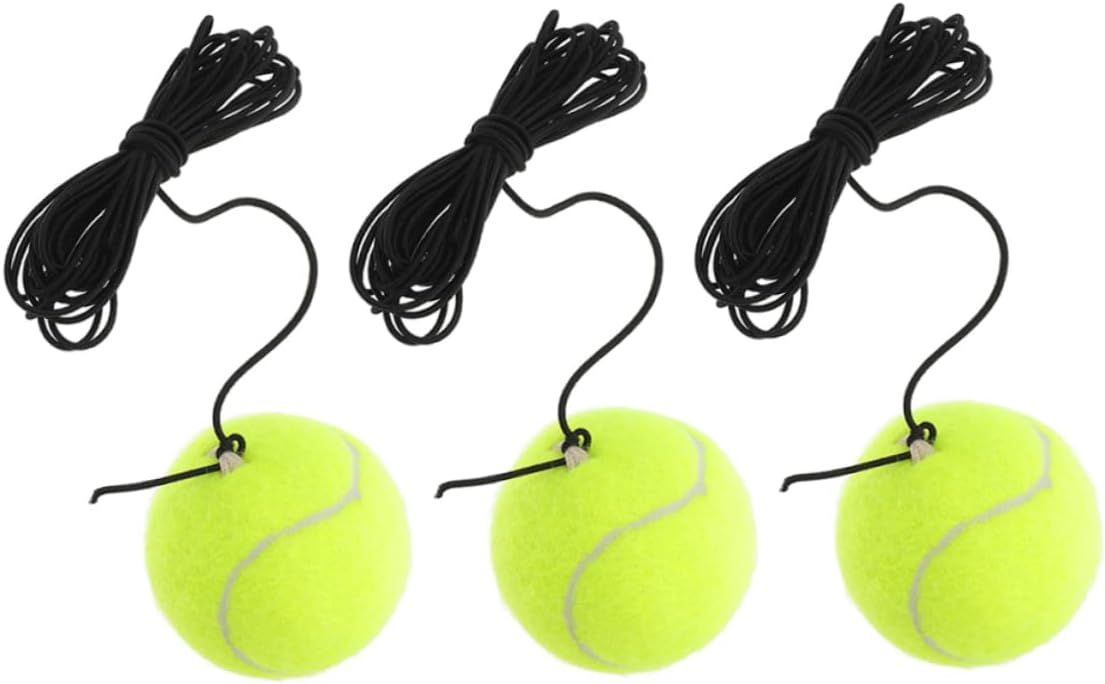 3pcs Tennis Trainer Rebound with String Lightweight Practice for Beginners Indoor and Outdoor Training Equipment Versatile Tennis Training Aid with Flexible Options