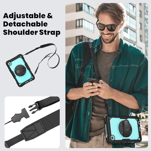 Coque Samsung Tab A11 Plus rotative antichoc avec porte-crayon - 7
