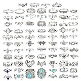 anillo bohemio 【Anillos Variados】 Los anillos apilables son de muy buen gusto. Se puede usar como anillos apilables, anillos para el pulgar, anillos para la cola, anillos para los dedos de los pies, anillos para los nudillos, anillos de tope, anillos para los dedos de promesa o anillos para los dedos de los pies. Un gran regalo en la fiesta de cumpleaños, aniversario, vacaciones, graduación, Navidad para su hija, madre, amigos, hermana.