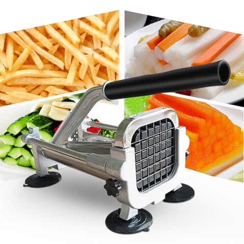 Affettatrice professionale per patatine fritte, resistente, per casa e ristorante, ideale per patatine fritte e verdure croccanti