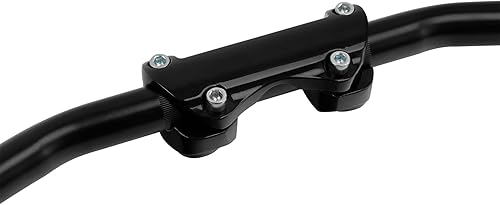 Miniatura 2 de TCT-MOTORPARTS Barras negras de 12 pulgadas de altura Ape para manillar de 1-14 pulgadas para Harley Touring Electra Street Glide, Ultra Limited y
