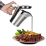 BUTIGE Double Insulated Gravy Boat - Gravy Boat with Warmer, Stainless Steel Gravy Boat Double...