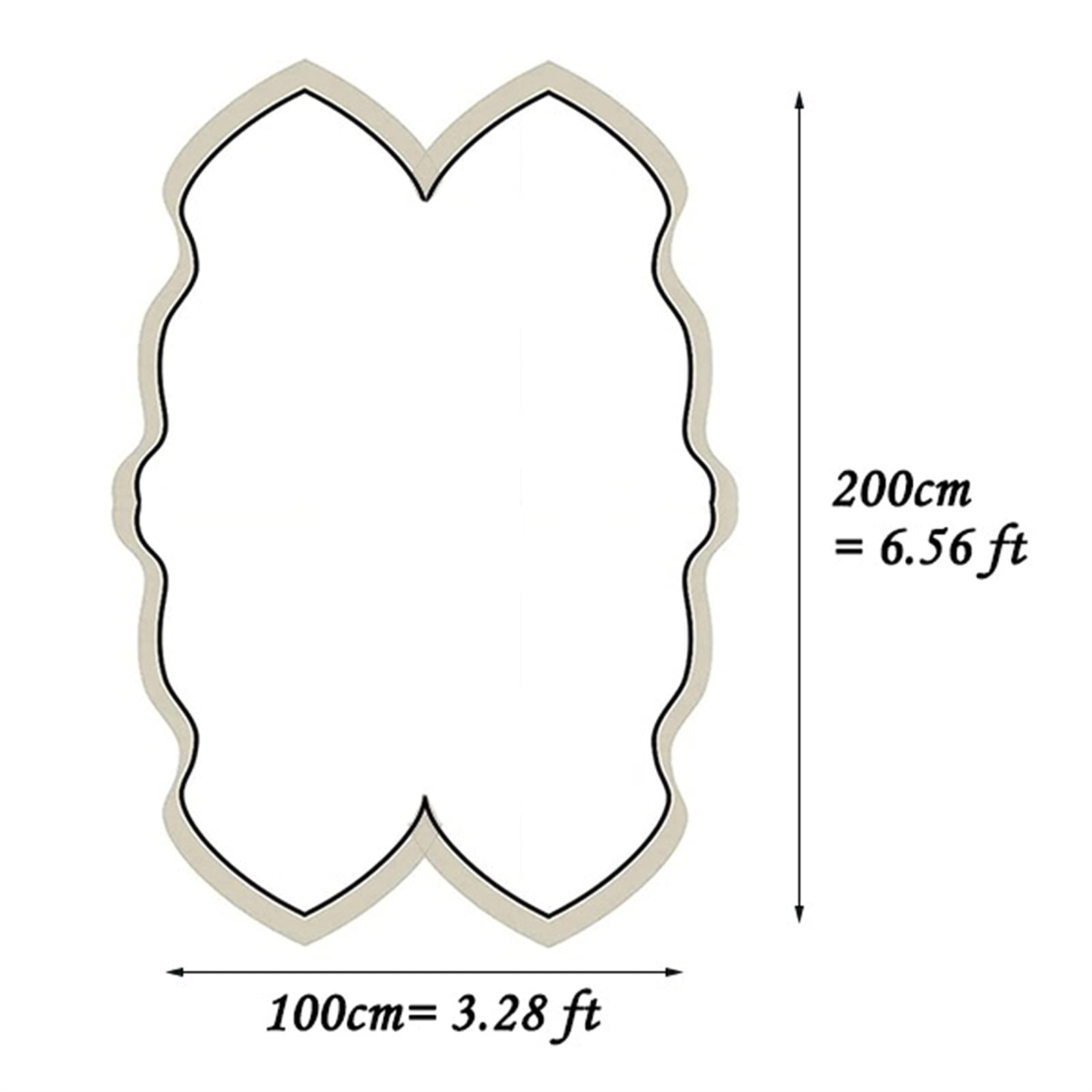 Grand tapis en peau de mouton véritable – Jeté en peluche douce pour décoration de salon et chambre à coucher – Tapis luxueux en peau de mouton naturelle (4P)