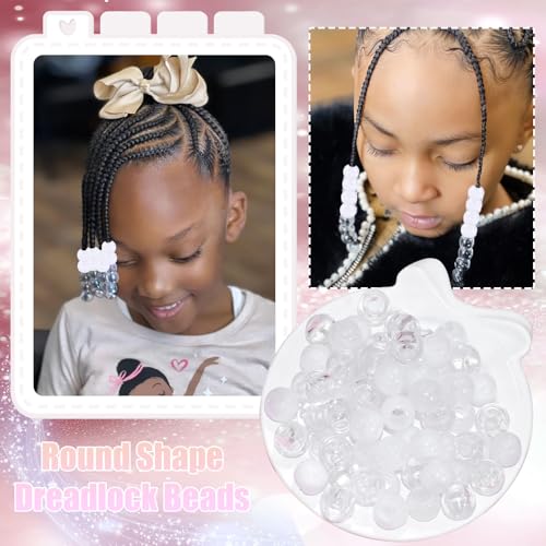 Pinces à cheveux blanches transparentes à design minimaliste discret - 4