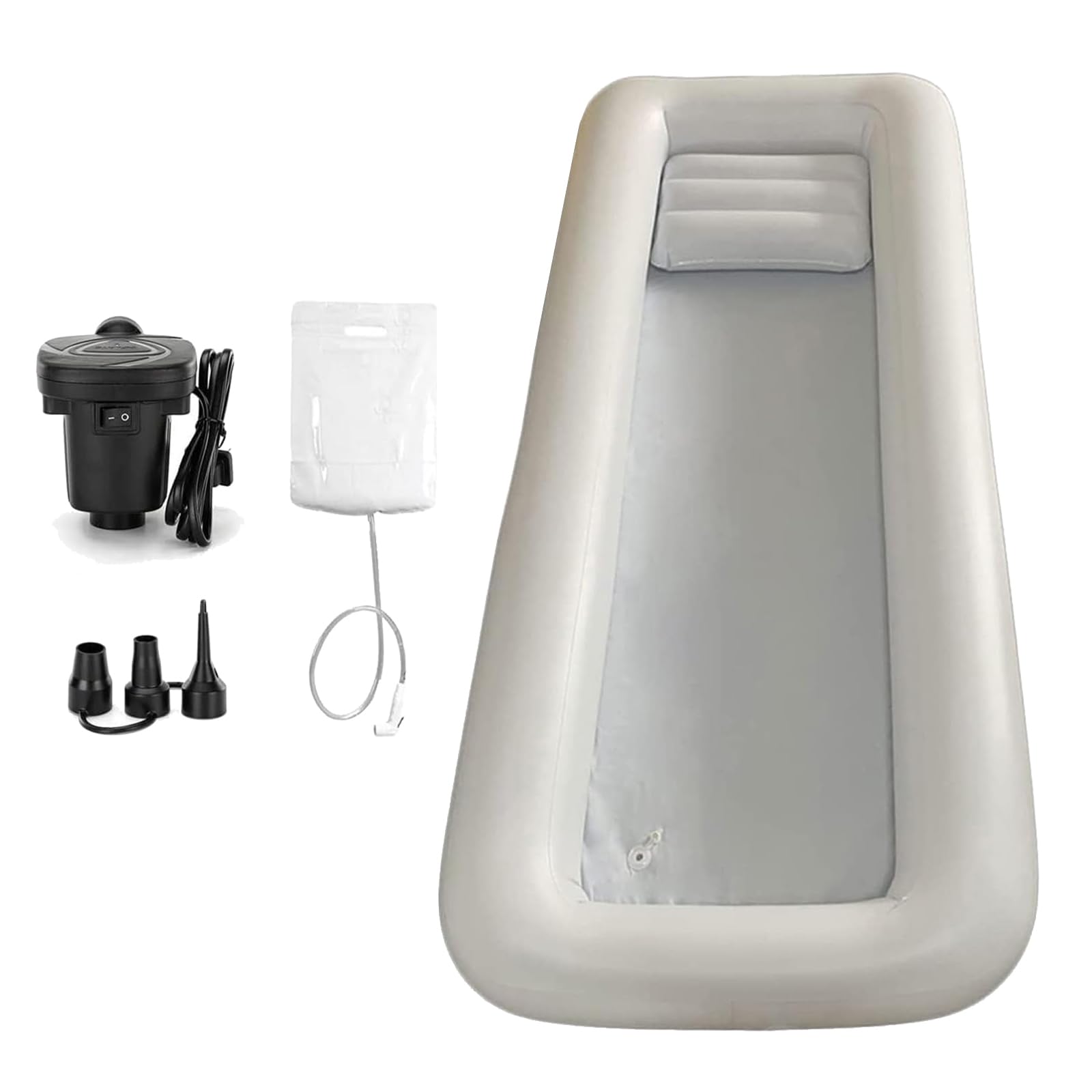 Baignoire gonflable lit pour lavage malade et personne âgée