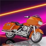 Miniatura De Motocicleta De Juguete De Metal Fundido A Presión A Escala 1/18, Regalo De Colección Para Harley Para Davidson FLTR Road Glide 2002.