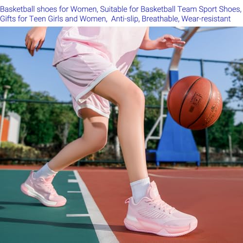 Image of Beita Basketball Shoes for Women High Upper Volleyball Shoes Fashion Sneakers Breathable Sports Shoes Anti Slip