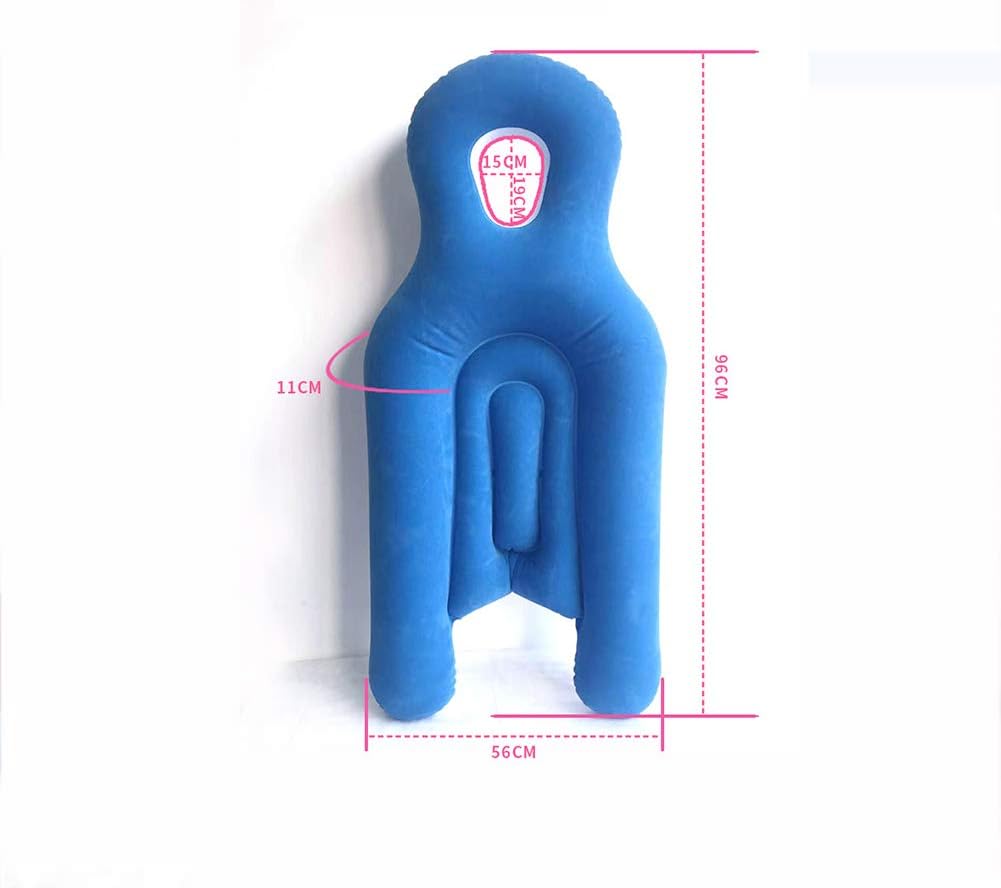 SXZCYX Face Down Pillow After Eye Surgery, Inflatable Retinal Detachment Pillow, Portable Prone Pillow Face Down Sleep Vitrectomy Macular Hole Recovery Equipment for Post Eye Surgery Recovery