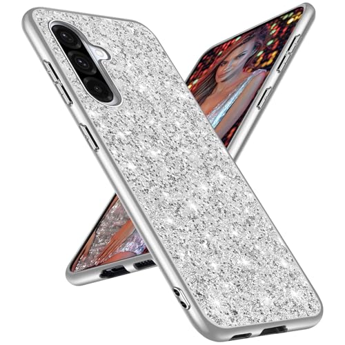 Coque Samsung A56 anti-chocs à paillettes en silicone flexible