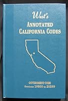 West's Annotated California Codes B000EGH1QQ Book Cover