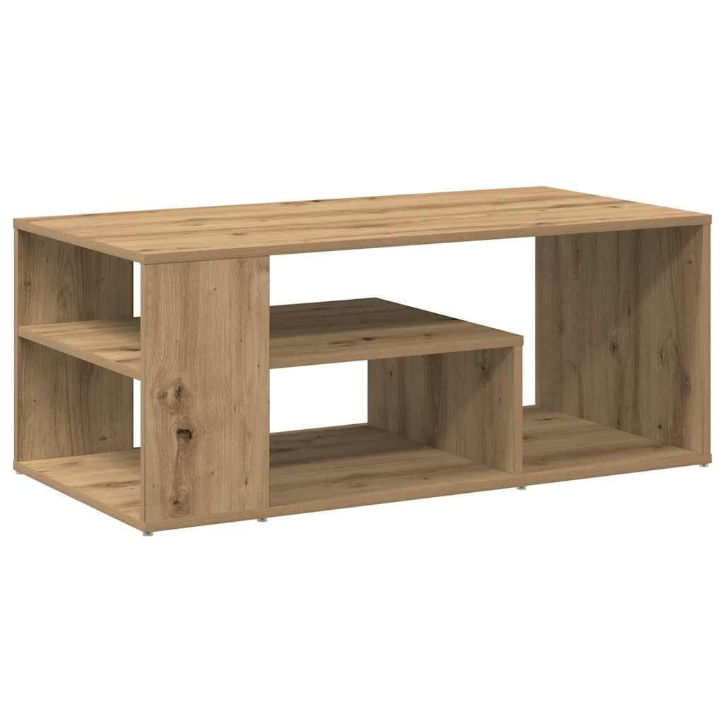 Table basse bois d'ingénierie table d'appoint salon rectangulaire chêne