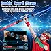 Light Up Sword, Flashing Dueling Sabers for Kids with FX Sound Retractable Blade, 7 Light Color War Warriors Weapon Toy, Cool Halloween Cosplay Costume Party Decoration Christmas Birthday Gift Black