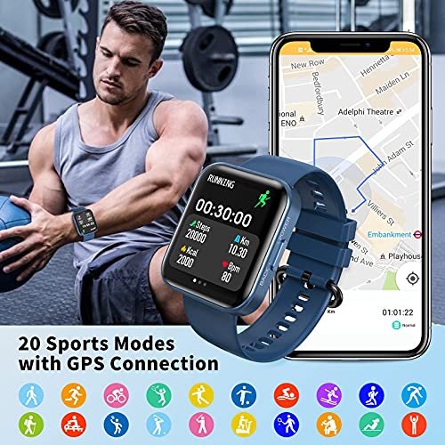 KOSPET-Magic-3-Smartwatch171-inch-3D-Curved-Full-Touch-Screen-Smartwatch-20-Sports-Modes-Real-Blood-Oxygen-Blood-Pressure-TestHeart-Rate-and-Sleep-Monitoring-IP68-Waterproof-Bluetooth-50