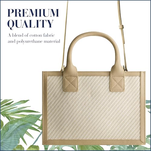 Bolso Tote para mujer con diseño tejido y asa ajustable miniatura 5