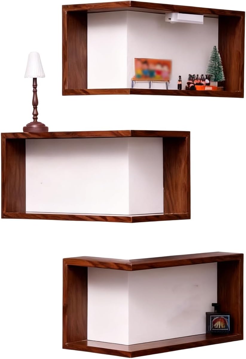 Wall Mounted Corner Shelf Space Saving Corner Shelf for Optimizing Space in Apartments Simple Assembly for Decor Items Corner Organizers