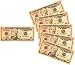 AvailableGame 10 Dollars Play Money for Games, Pranks, Monopoly Prop Paper Copy Money Double-Sided Printing 100 pcs Total $1,000 Educational Ten Dollar Bills Copy Money Stack for Kids