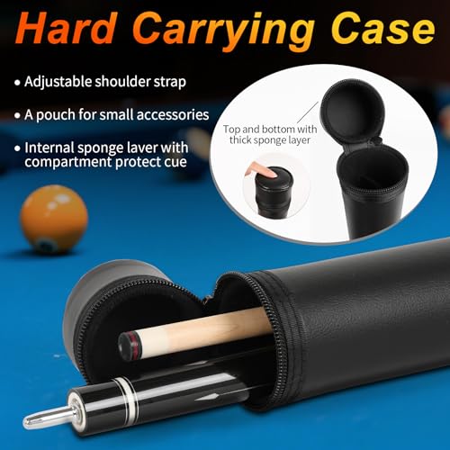 Queue de billard AKLOT interchangeable 19 à 21 oz avec vis de réglage - 6