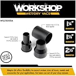 Workshop Wet/Dry Vacs Adaptateur sous vide WS25055A Wet/Dry Acheter Kit Combo Adaptateur d'aspiration pour les aspirateurs secs humides