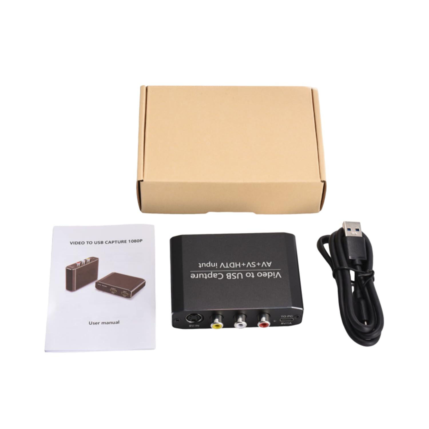 Scheda Acquisizione Video USB 3 0 Convertitore 1440p per Streaming | S-Video, Analogico, YUY2, MJPEG, Alluminio, Dissipazione, Pass-through, Senza Lag, Portatile, Archivio