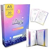 Diamond Painting Tagebuch – A5 Ringbuch für 30 Projekte | Enthält 30 Vorlagenblätter zur Dokumentation & Bewertung | Erinnerungsalbum für Diamond Painting Kunstwerke | Erweiterbar | Picmondoo