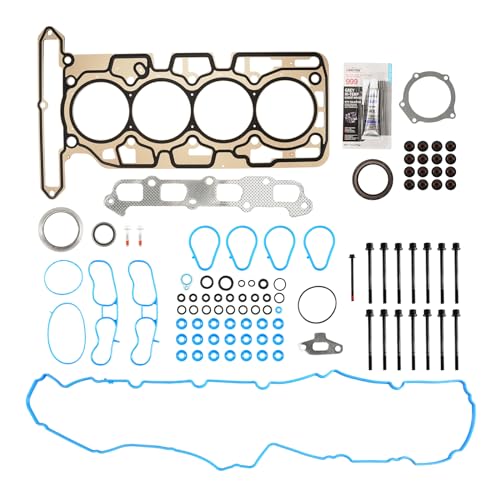 Image of KAX Engine Cylinder Head Gasket Set Compatible with Chevy Colorado 2009 2012 2.9L, GMC Canyon 2009 2.9L, Isuzu i-290 2008, Head Gasket Kit, OE# ES71334, GS33416, HS26389PT, HS54981, CS26335