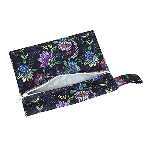 Image of 12 Pieces Cloth Menstrual Pads,Reusable Sanitary Pads,Size 10 inch Regular,Unscented