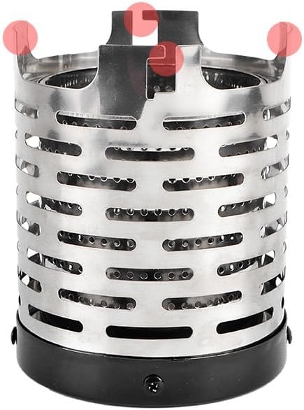 Mini Gas Heater Stove for Outdoor Camping Portable Wear-Resistant Stainless Steel Warmer Heating Cover Equipment Heating Cover Heating Stove Infrared Heater Camping Baking Stove Cassette Baking Stove image 5