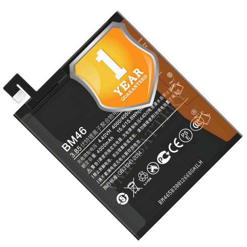 Image of Original BM46 Battery Compatible with Xiaomi Redmi Note 3 (2015116, 2015161) - (4050mAh) - 1 Year Warranty K7