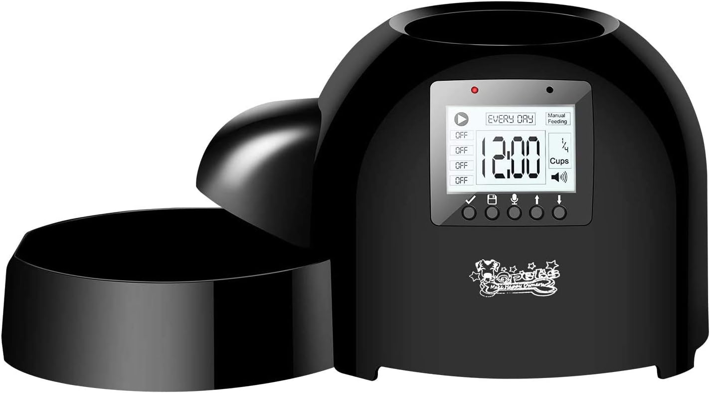 qpets automatic pet feeder manual