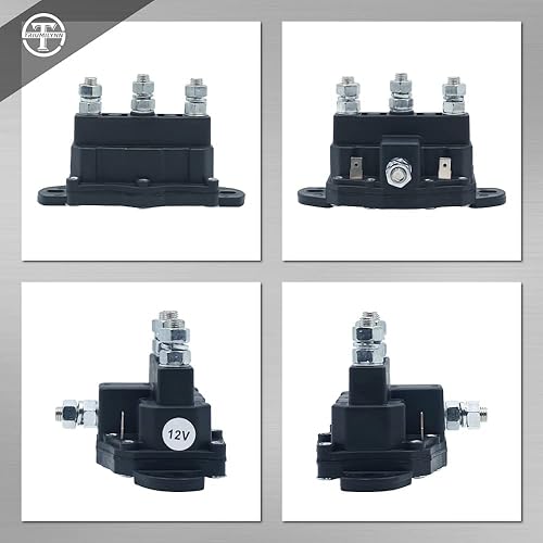 Miniatura 7 de Interruptor de relé de solenoide de inversión del motor del cabrestante de servicio intermitente Reemplazar Trombetta 214-1211A11