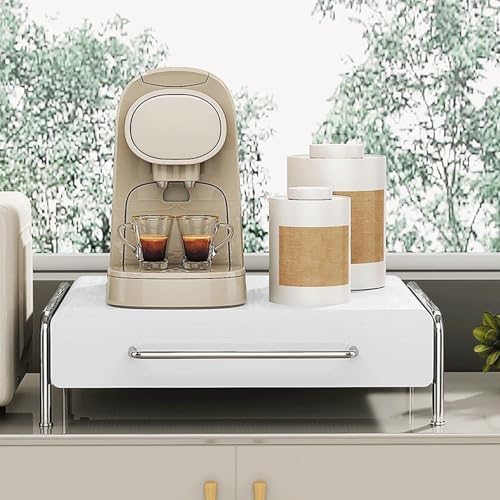 Coffee Capsule Holder with Sliding Drawer & Mesh Panel - Space-Saving Storage Organizer for Efficient Kitchen - Easy Access to Coffee Pods, Compatible with Most Brands