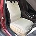 FATTY CHOWCHOW Dog Car Seat Covers 100% Waterproof Car Seat Protector for Pets Front Seat Scratch Proof Non-Slip Durable for Cars,Trucks & SUVs (Cream)