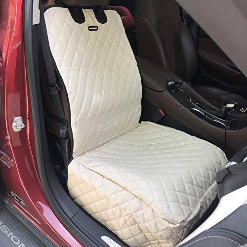 Dog Car Seat Covers 100% Waterproof Car Seat Protector for Pets Front Seat Scratch Proof Non-Slip Durable for Cars,Trucks & SUVs (Cream) Dog Car Seat Covers 100% Waterproof Car Seat Protector for Pets Front Seat Scratch Proof Non-Slip Durable for Cars,Trucks & SUVs (Cream)