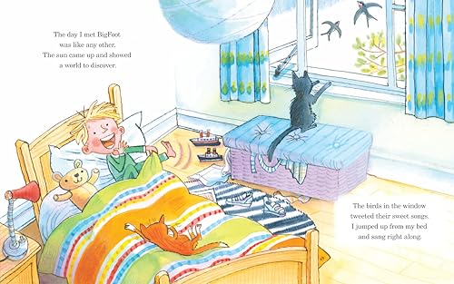 Image of The Day I Met BigFoot: And Made a New Friend (Happy Fox Books) A Sweet Tale about Friendship to Teach Kids To Be Proud of Who They Are and That It's Okay to Be Different