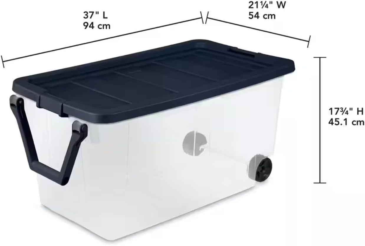 160-Quart Wheeled Storage Box GE96350