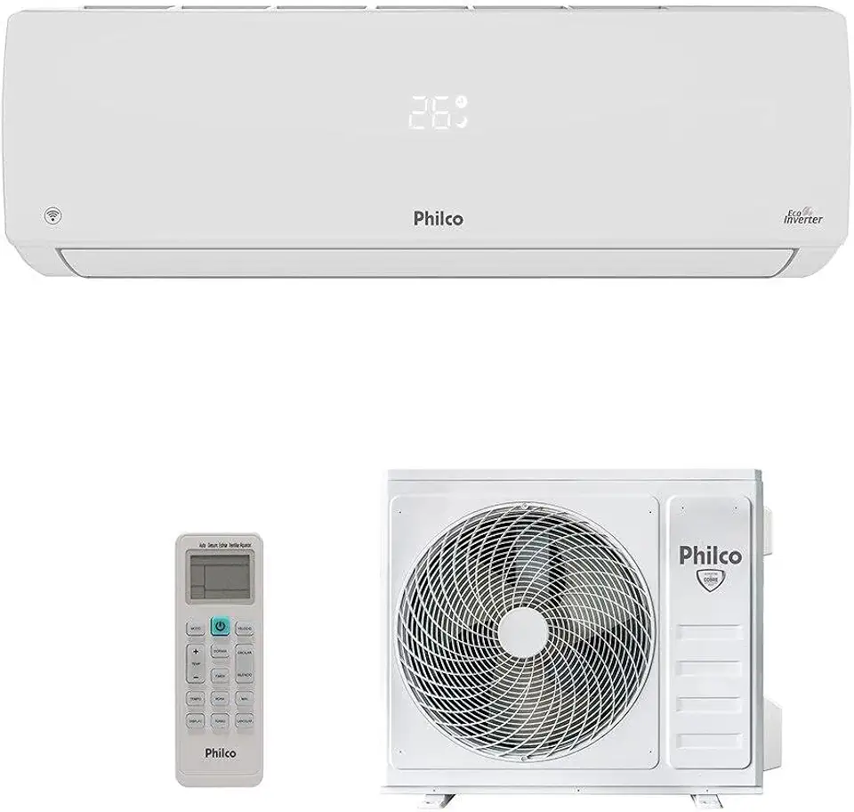 Ar-condicionado Split Inverter 30000 Btus Philco Quente e Frio Pac30000iqfm15 220v