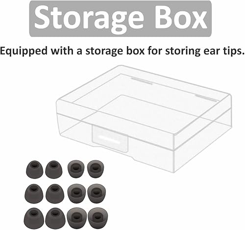 Miniatura 4 de 6 pares de almohadillas de gel Elite 75T  Elite 7 ProElite 3 Ear Tips Buds Gel, repuesto de goma suave de silicona para Eargel accesorios