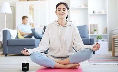 Relaxd Premium Cedar & Fig Scented Natural Soy Wax Candle (Phoenicia), Large, Long Lasting Aromatherapy Essential Oil Candles #TOP4