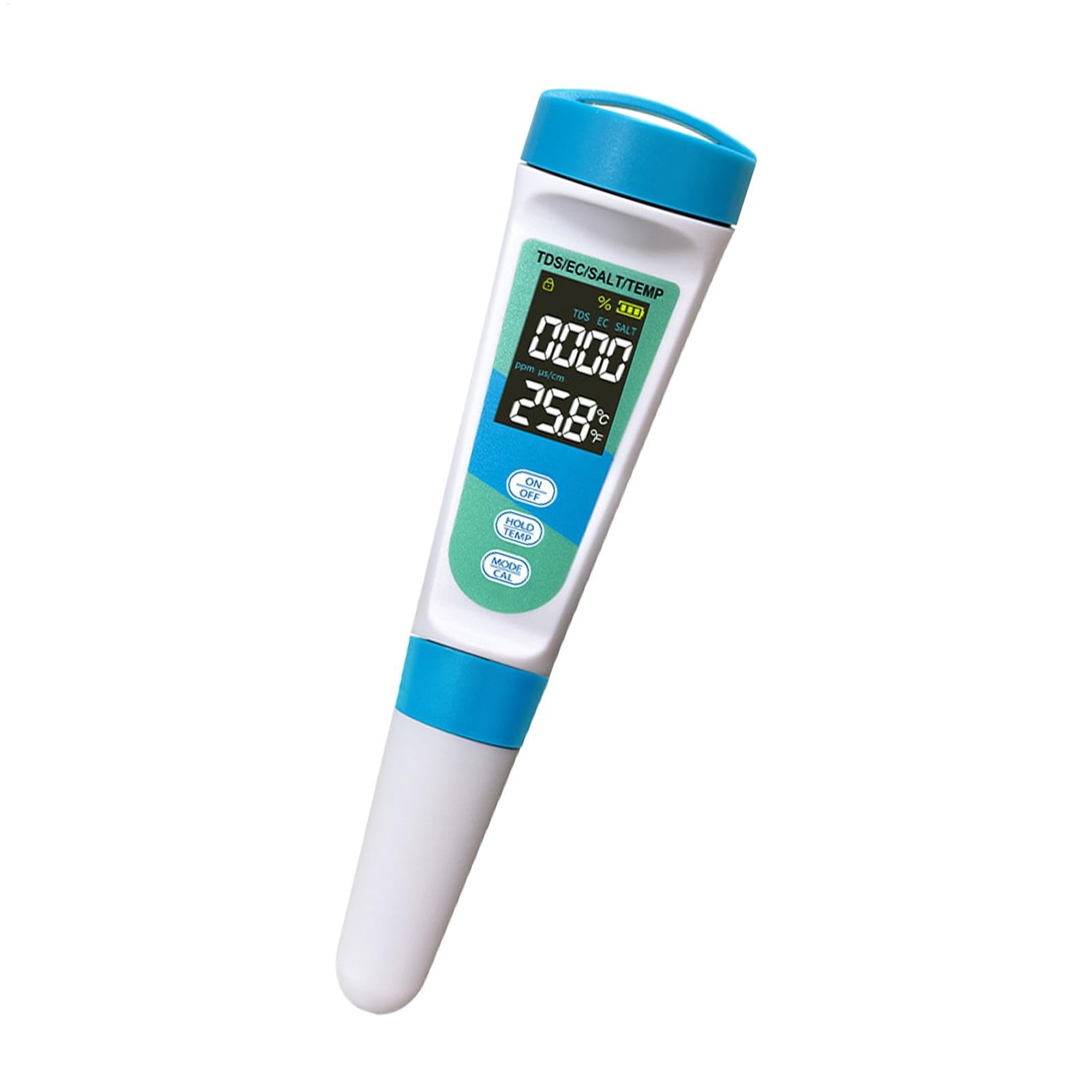 Medidor de prueba de agua, medidor de salinidad para acuario Kit de prueba