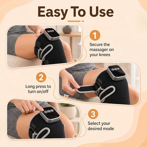 Masajeador de Rodillas con Luz Roja y Vibración miniatura 7
