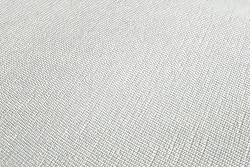 Papier peint intissé blanc structuré Profhome pour salon moderne - 7