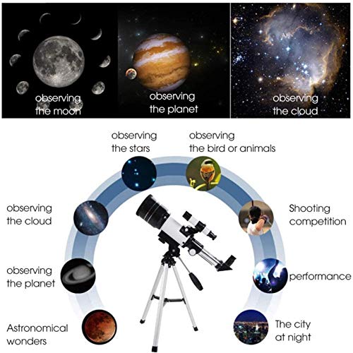 Telescopio refractor 70 mm para principiantes y niños miniatura 2