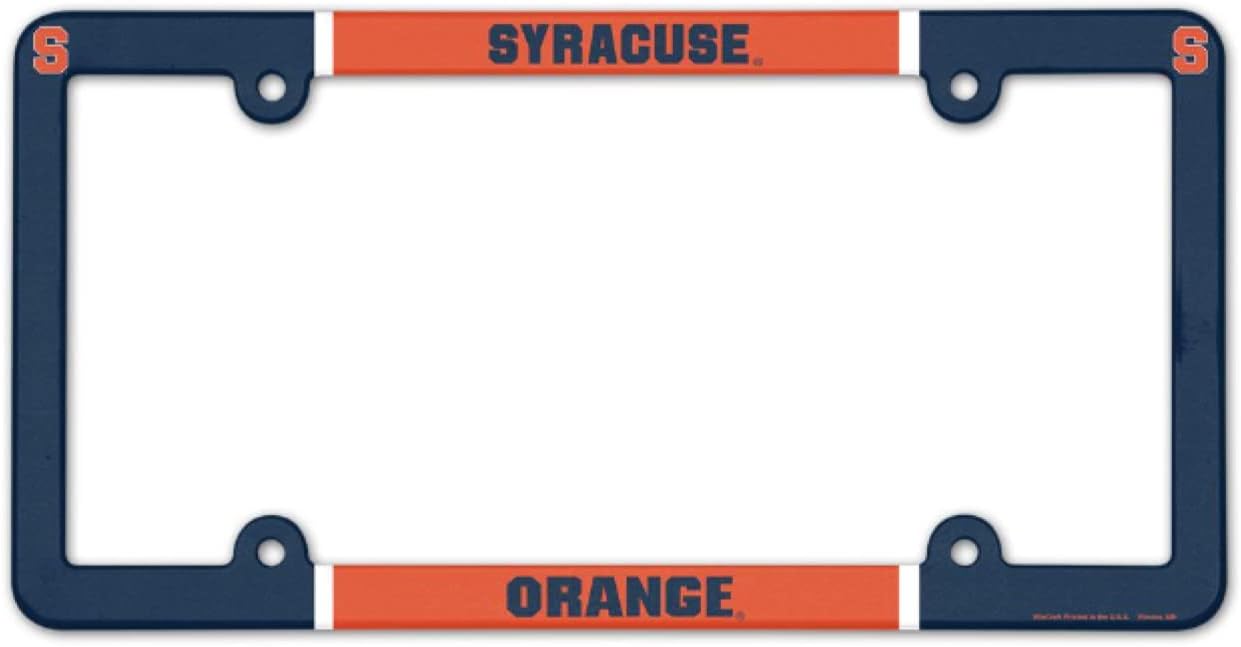 NCAA License Plate with Full Color Frame