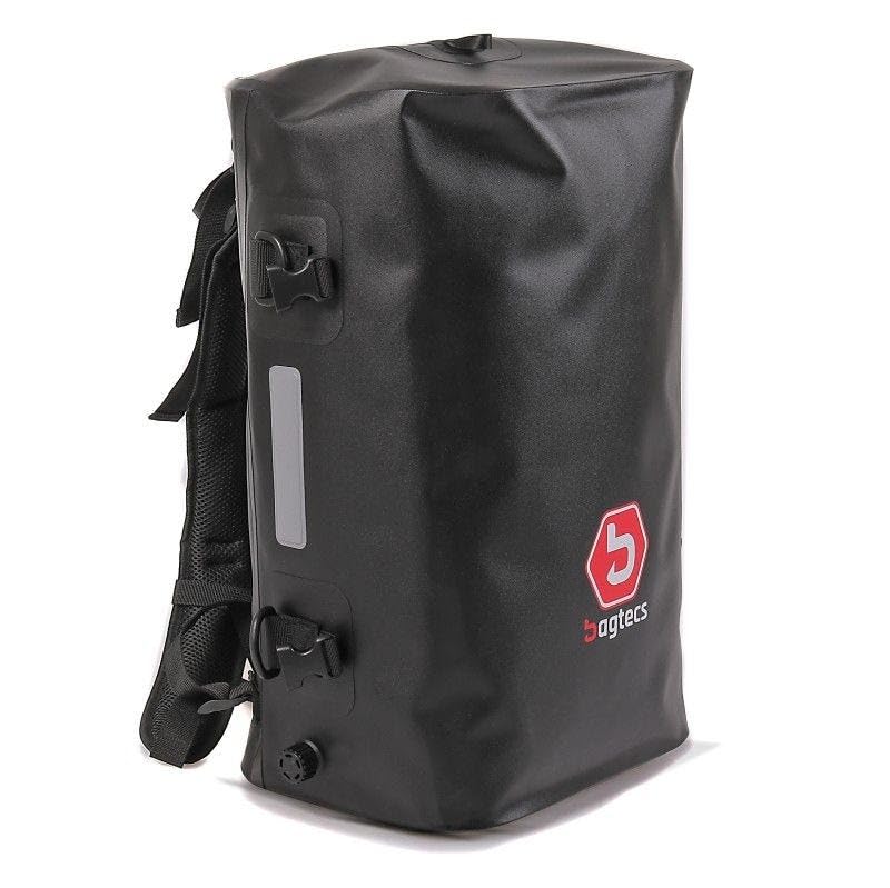 Bagtecs FZS Waterproof Bag 35L Dry Bag Zipper Backpack Design Black Beach Marine Boat Sport Canoe Ride
